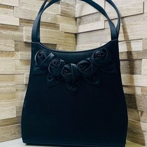 Vintage Nordi’s black rosebud bag